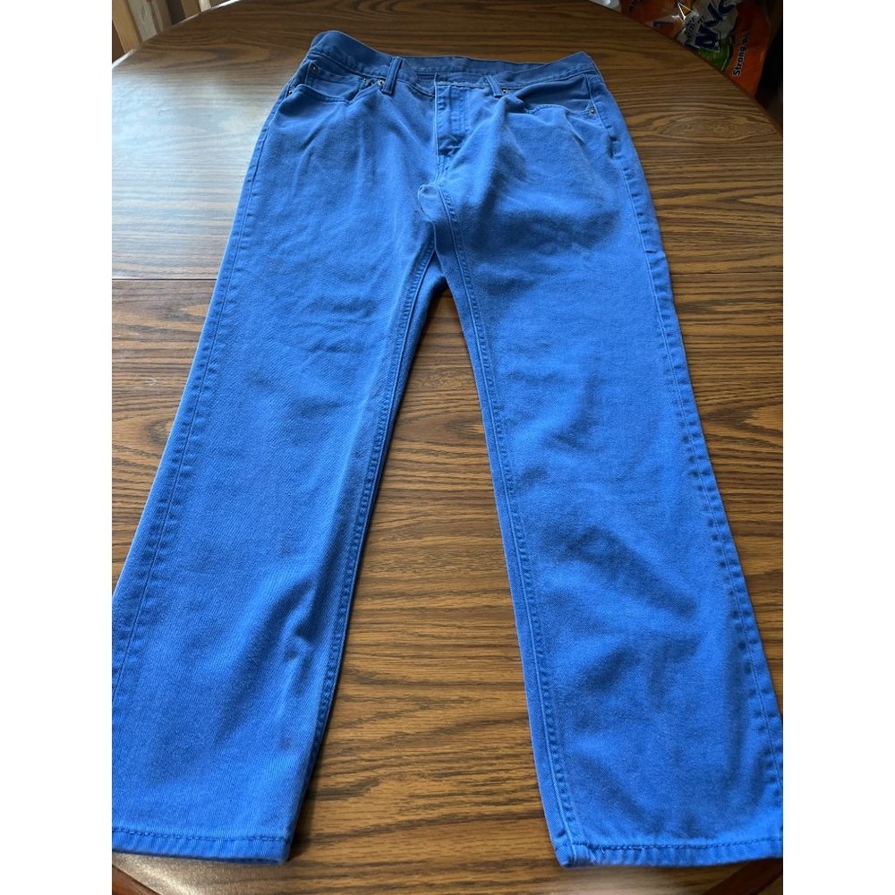 Levi’s 541 black label men’s straight leg cornflower blue jeans size 33/32